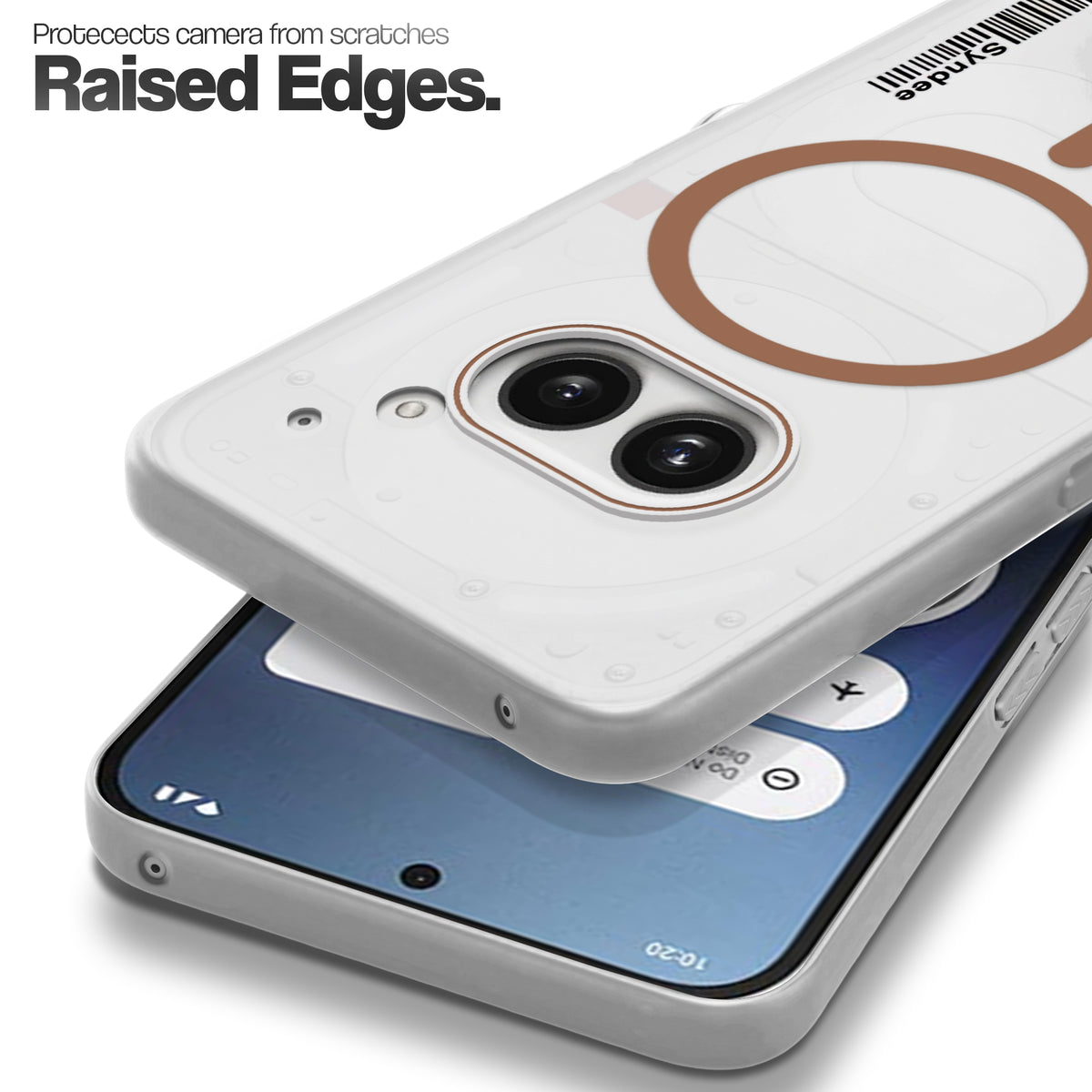 Frosted Sleek Matte Wireless Charging Support Back Cover Case for Nothing Phone 2A With Raised Camera Protection
