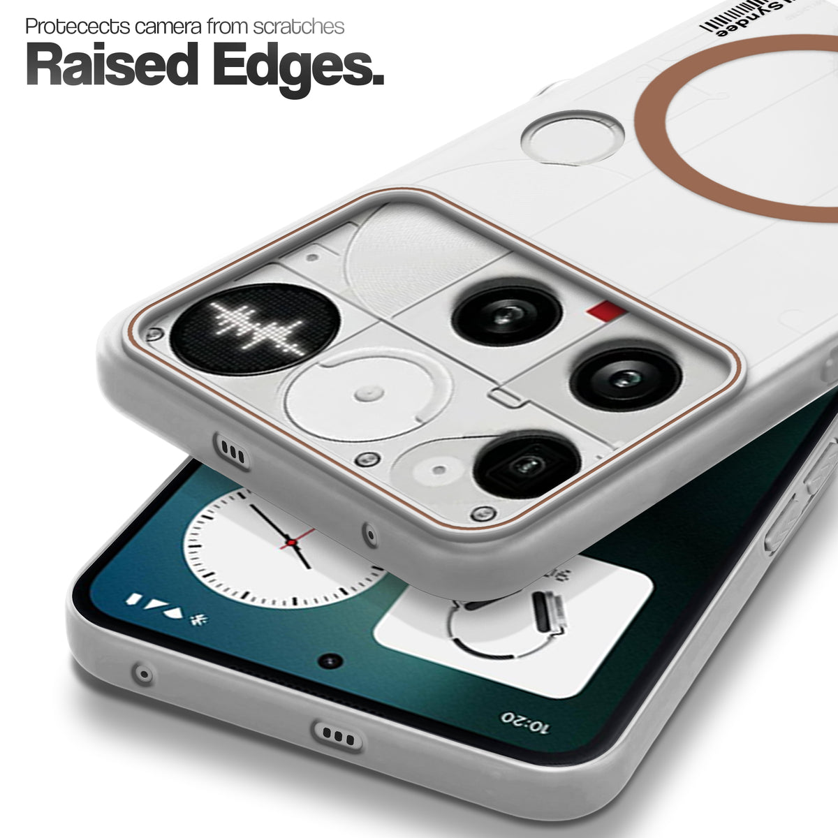 Frosted Sleek Matte Wireless Charging Support Back Cover Case for Nothing Phone 3 5G With Raised Camera Protection