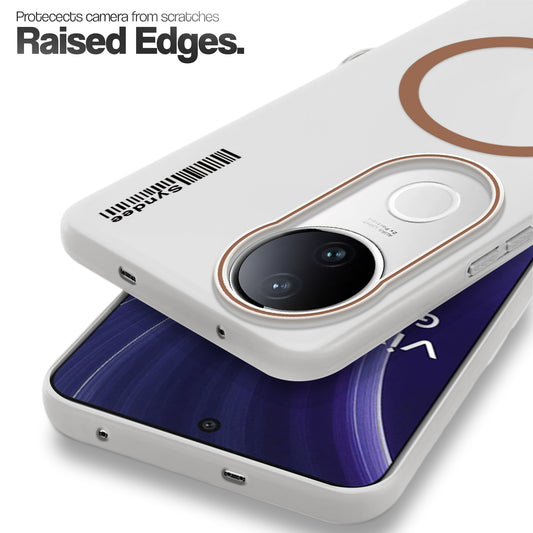 Frosted Sleek Matte With Raised Camera Protection Back Cover Case For Vivo T4R 5G