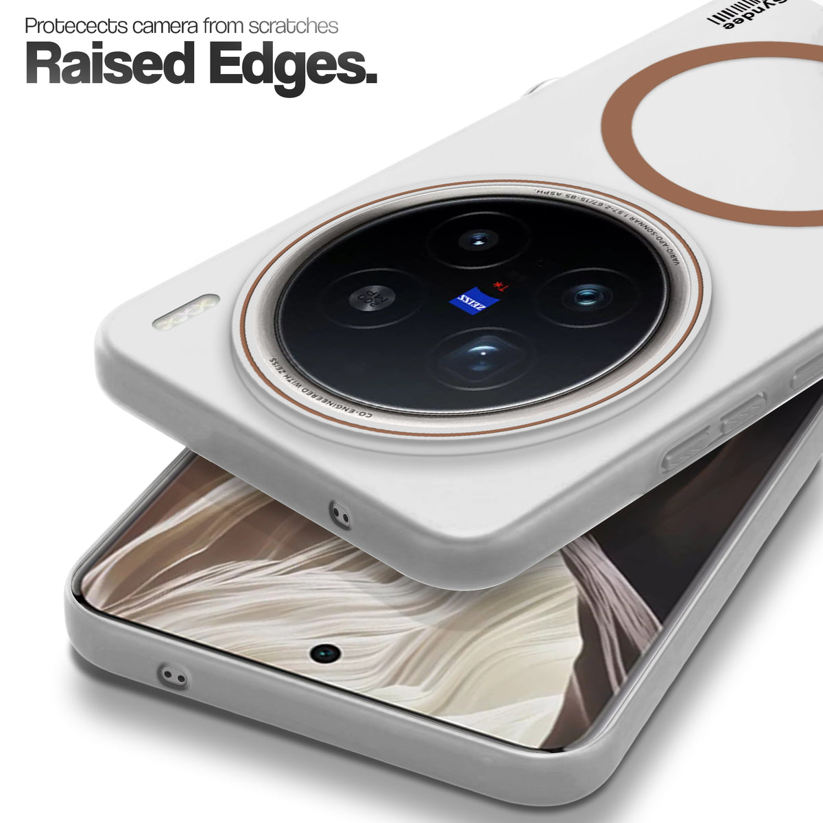 Frosted Sleek Matte Wireless Charging Support Back Cover Case for Vivo X200 Pro 5G With Raised Camera Protection