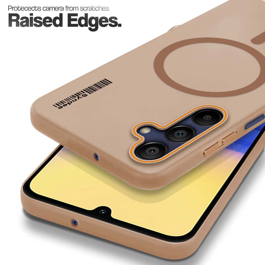 Colourful Frosted Matte With Raised Camera Protection Back Cover Case For Samsung A15 5G