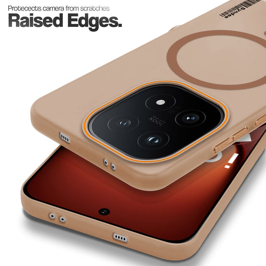 Colourful Frosted Matte Wireless Charging Support Back Cover Case for iQOO 15 5G With Raised Camera Protection