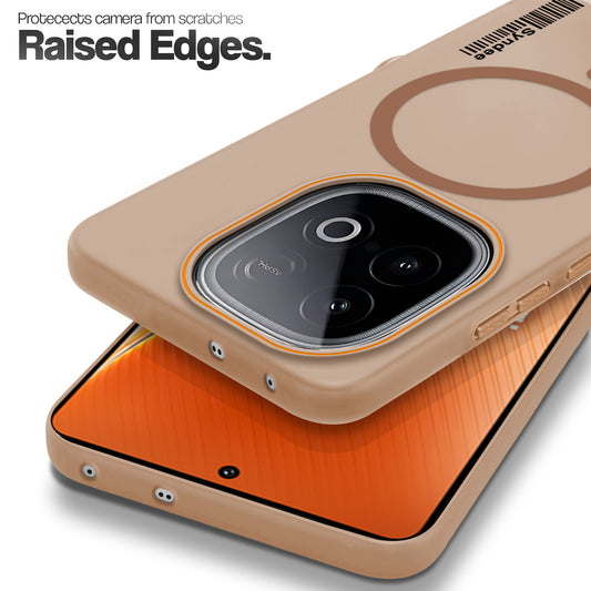 Colourful Frosted Matte With Raised Camera Protection Back Cover Case For iQOO Neo 10 5G