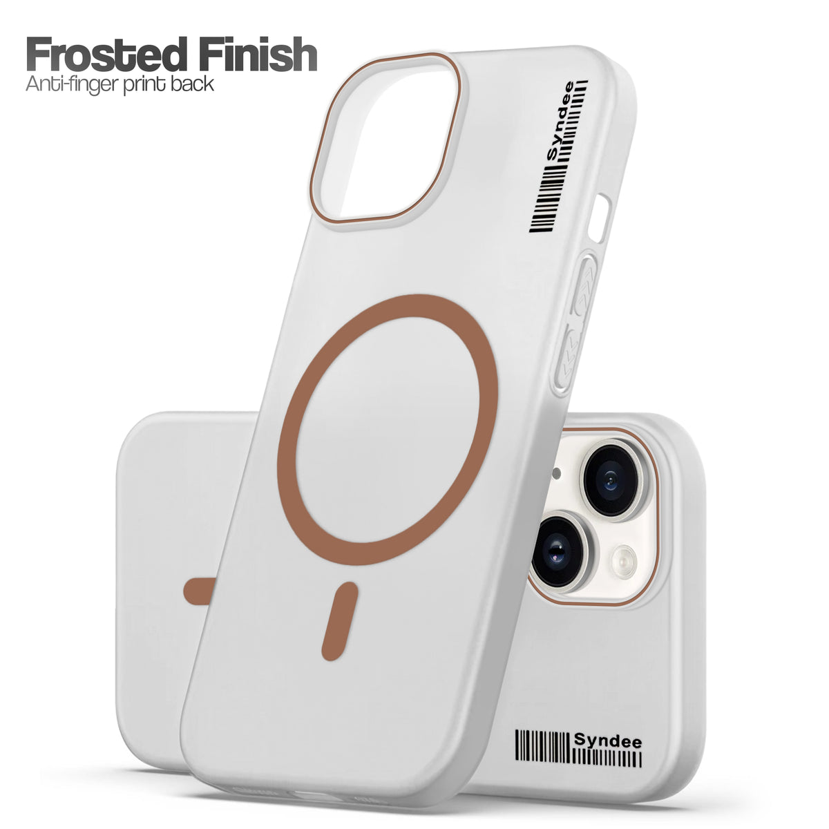 Frosted Sleek Matte Wireless Charging Support Back Cover Case For Apple iPhone 14 Plus With Raised Camera Protection