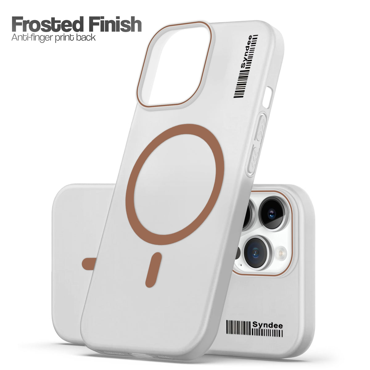 Frosted Sleek Matte Wireless Charging Support Back Cover Case For Apple iPhone 14 Pro Max With Raised Camera Protection
