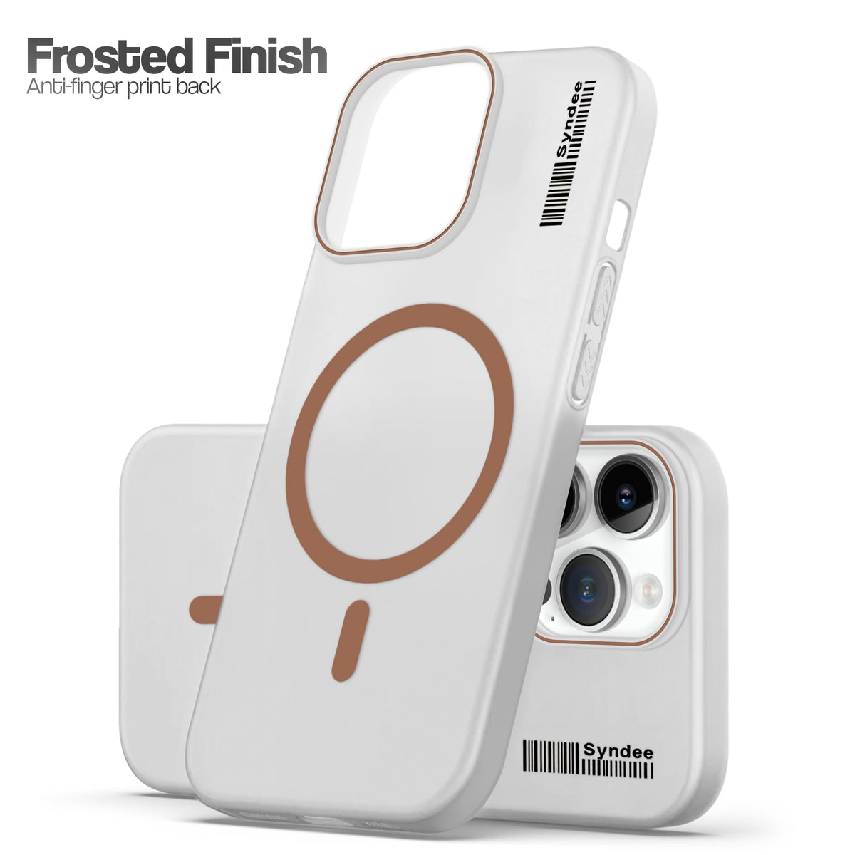Frosted Sleek Matte Wireless Charging Support Back Cover Case For Apple iPhone 14 Pro With Raised Camera Protection