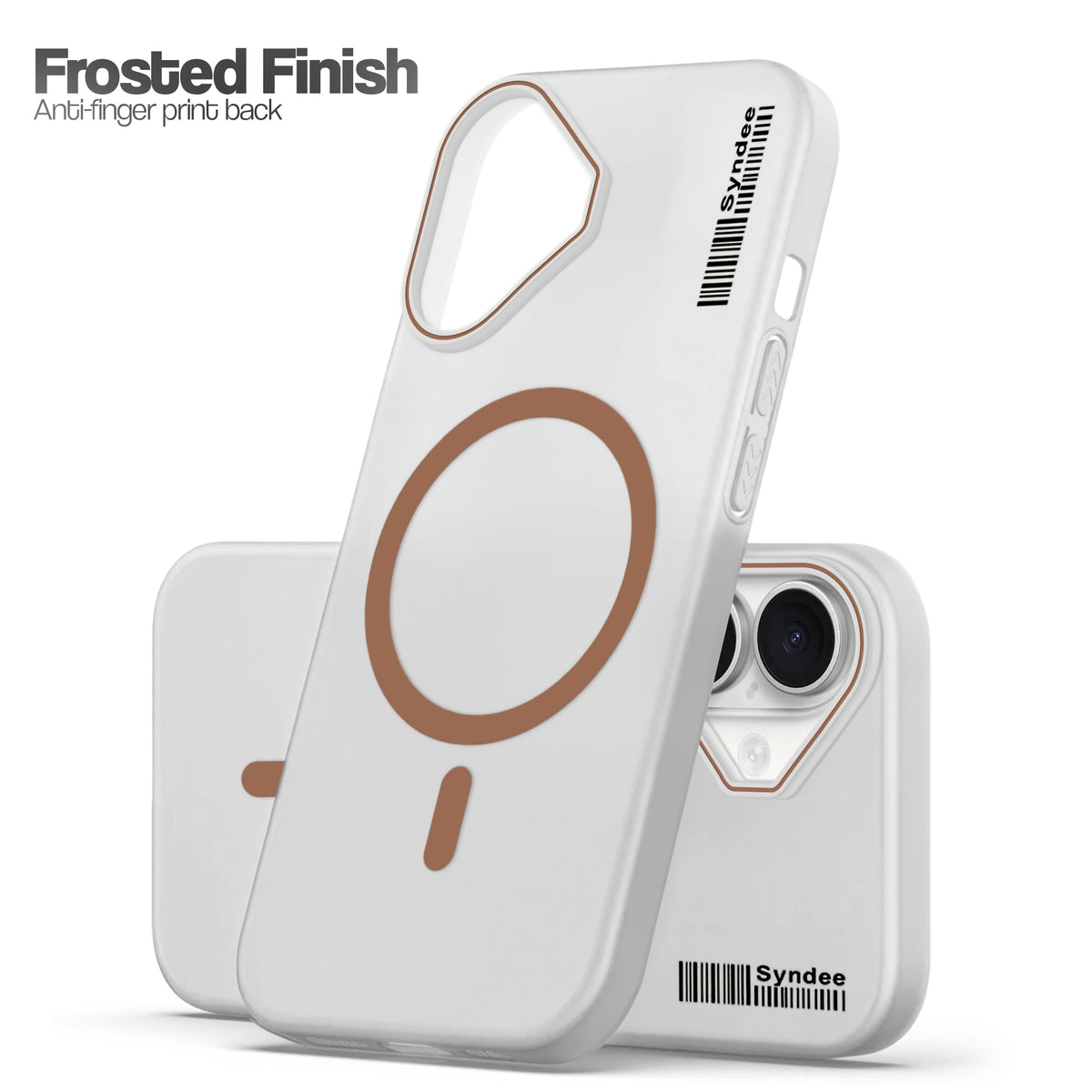 Frosted Sleek Matte Wireless Charging Support Back Cover Case For Apple iPhone 16 Plus With Raised Camera Protection