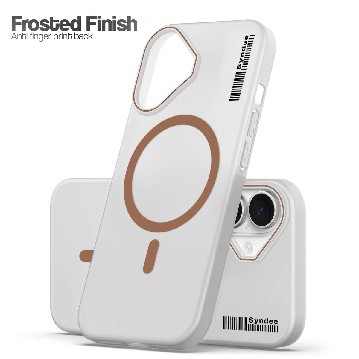 Frosted Sleek Matte Wireless Charging Support Back Cover Case For Apple iPhone 16 With Raised Camera Protection