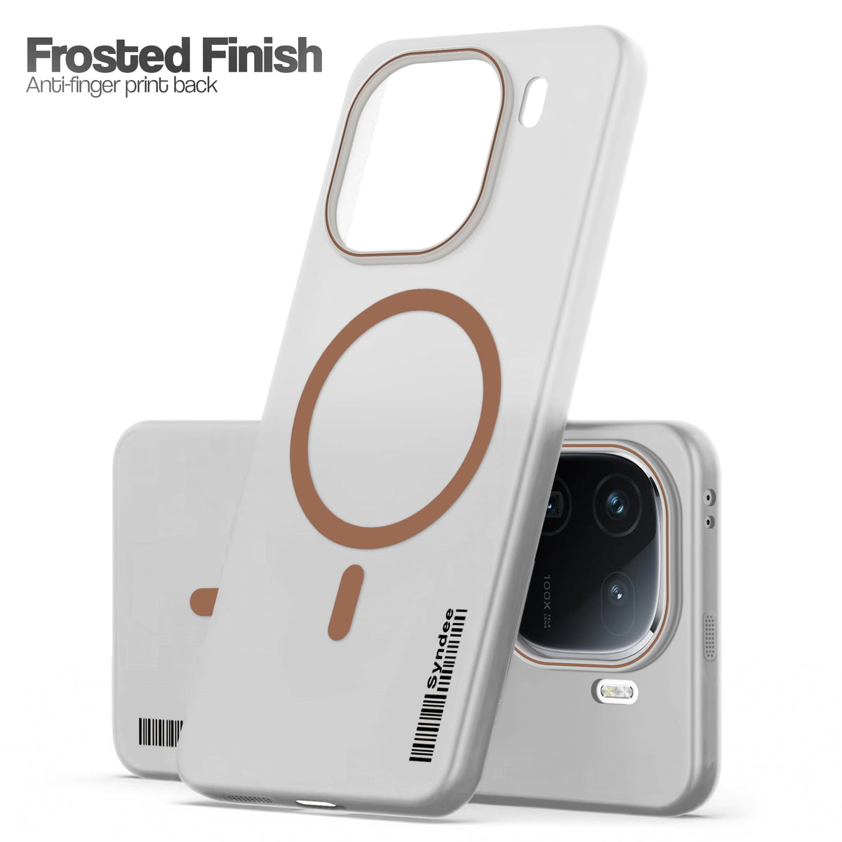 Frosted Sleek Matte With Raised Camera Protection Back Cover Case For iQOO 12 5G