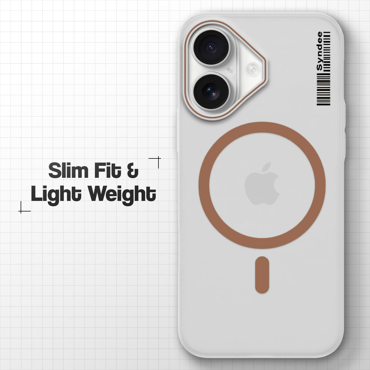Frosted Sleek Matte Wireless Charging Support Back Cover Case For Apple iPhone 16 With Raised Camera Protection