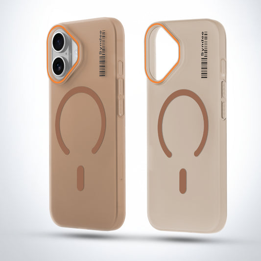 Elegant Colorful Frosted Matte Back With MagSafe Support Back Case For Apple iPhone 17