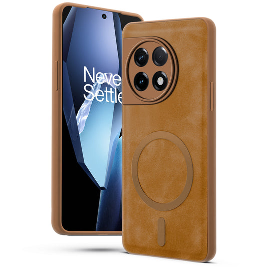 Cushion Grip Leather Case for OnePlus 11R 5G