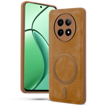 Cushion Grip Leather Case for Realme C65 5G