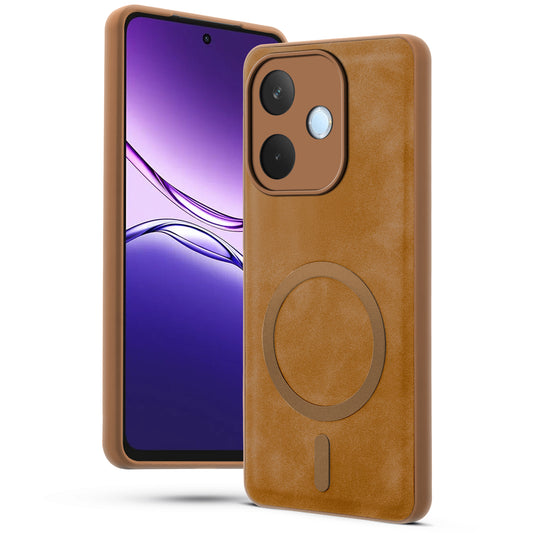 Cushion Grip Leather Case for Oppo A5 Pro 5G