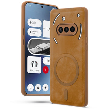 Cushion Grip Leather Case for Nothing Phone 3A 5G