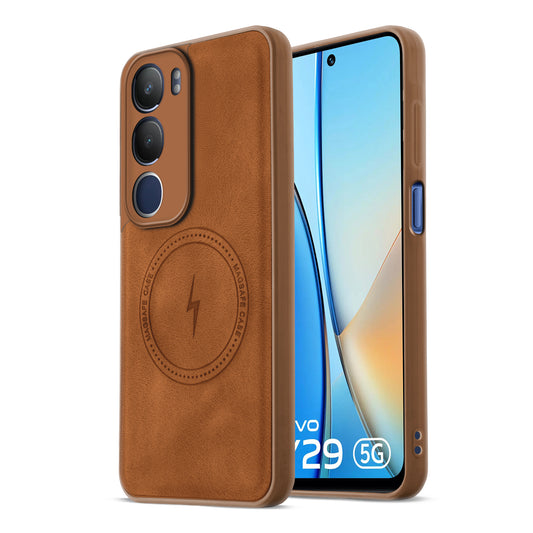 Refined PU Leather Case for Vivo Y29 5G