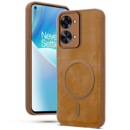Cushion Grip Leather Case for OnePlus Nord 2T 5G