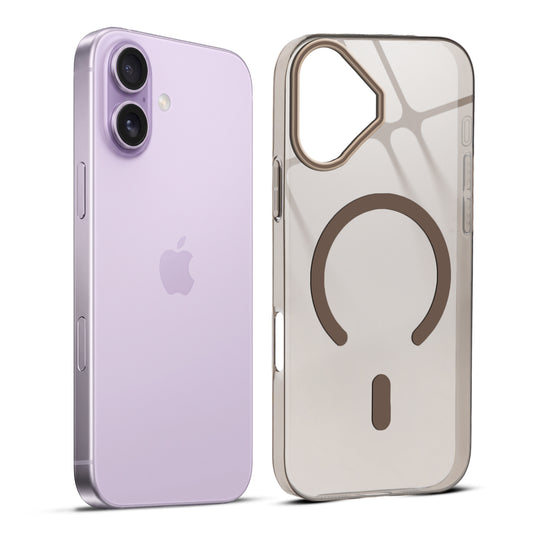 Anti-Yellow Colored Camera Line Case Support Wireless Charging Back Cover For Apple iPhone 17