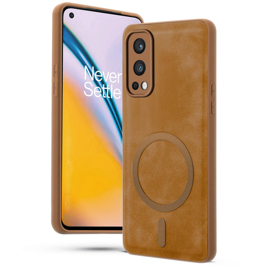 Cushion Grip Leather Case for OnePlus Nord 2 5G