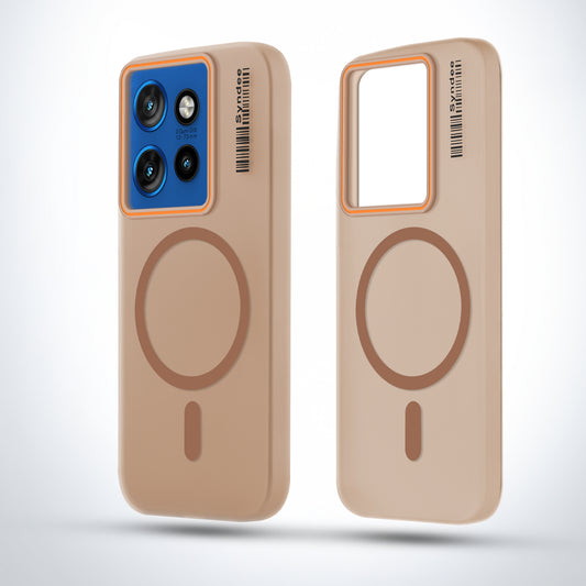 Elegant Colorful Frosted Matte Back With MagSafe Support Back Case For Motorola Moto Edge 50 Neo 5G
