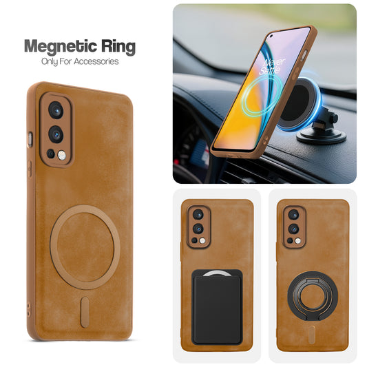 Cushion Grip Leather Case for OnePlus Nord 2 5G