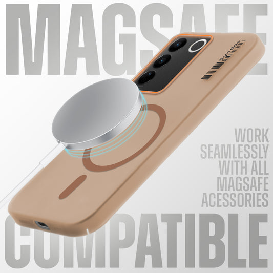 Colorful Frosted Matte MagSafe For Vivo V27 Pro 5G