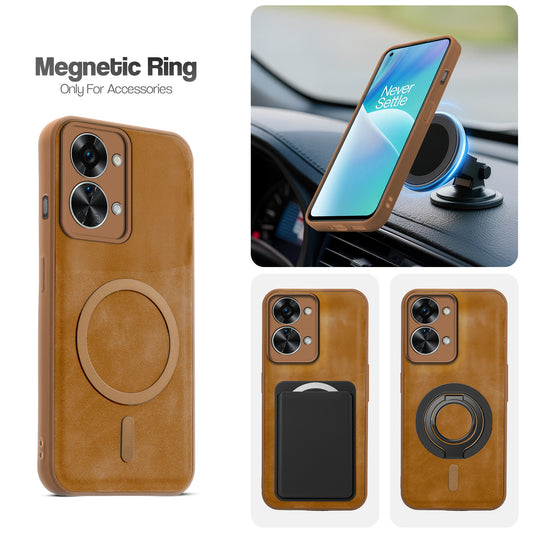 Cushion Grip Leather Case for OnePlus Nord 2T 5G