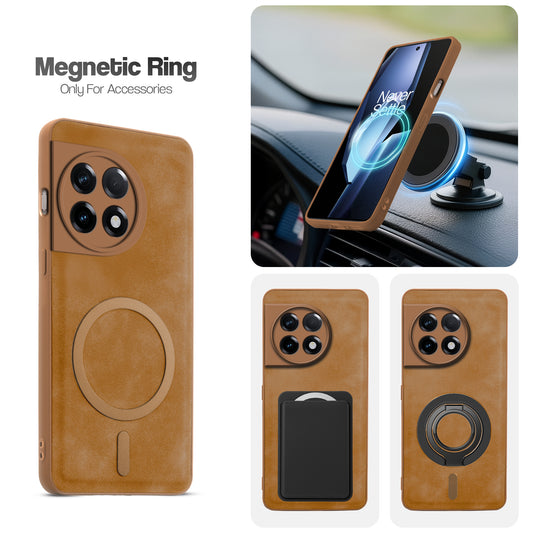 Cushion Grip Leather Case for OnePlus 11R 5G