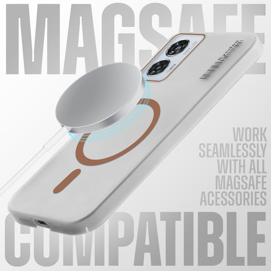 New Sleek Matte MagSafe Case For Motorola Edge 50 Fusion 5G