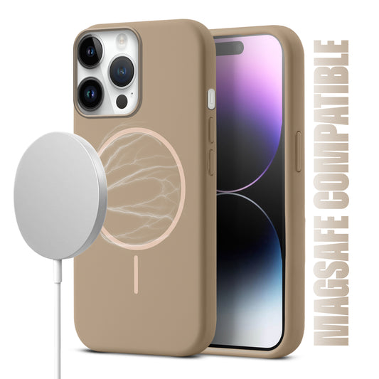 MagSafe Compatible Liquid Silicone Case For Apple iphone 14 Pro Max