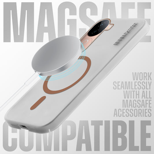 New Sleek Matte MagSafe Case For iQOO Z9s 5G