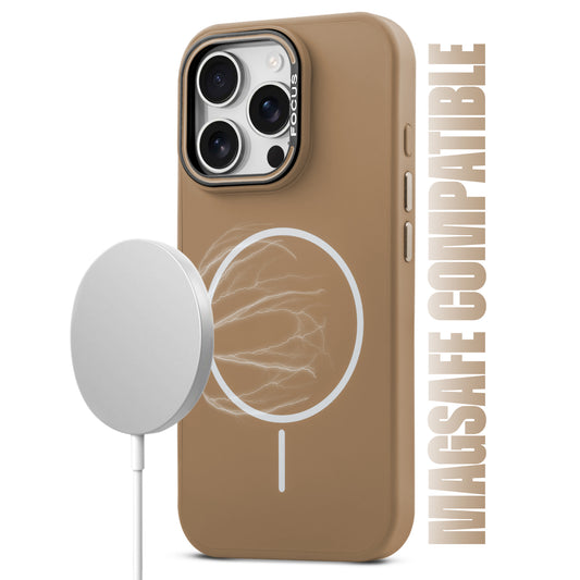 Stylish MagSafe Compatible Liquid Silicone Hard Back Case