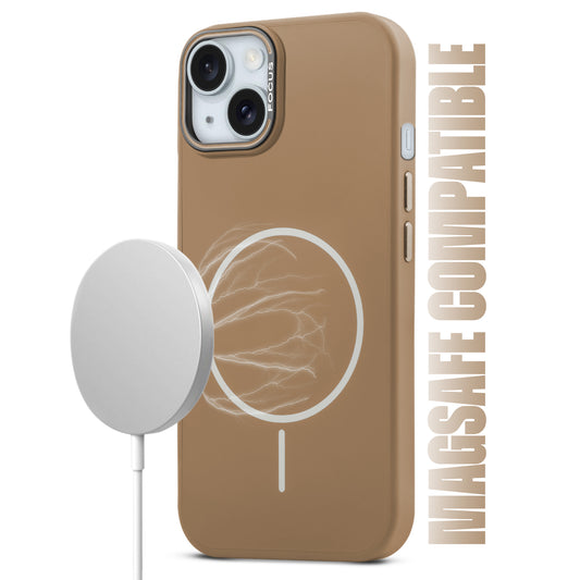 Stylish MagSafe Compatible Liquid Silicone Hard Back Case