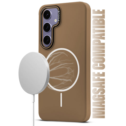 Stylish MagSafe Compatible Liquid Silicone Hard Back Case