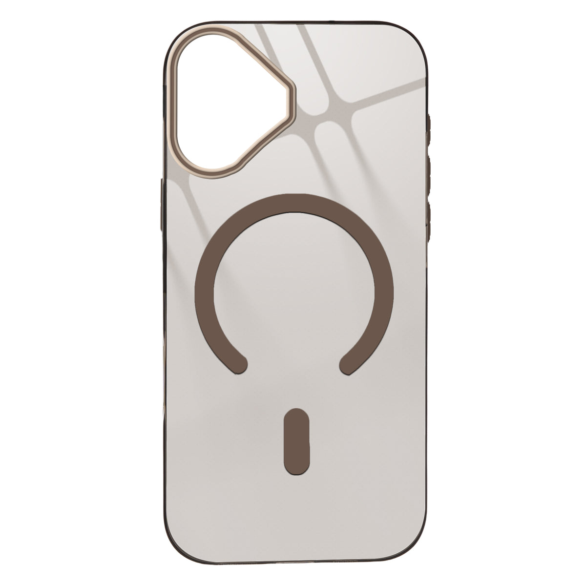 Anti-Yellow Colored Camera Line Case Support Wireless Charging Back Cover For Apple iPhone 17