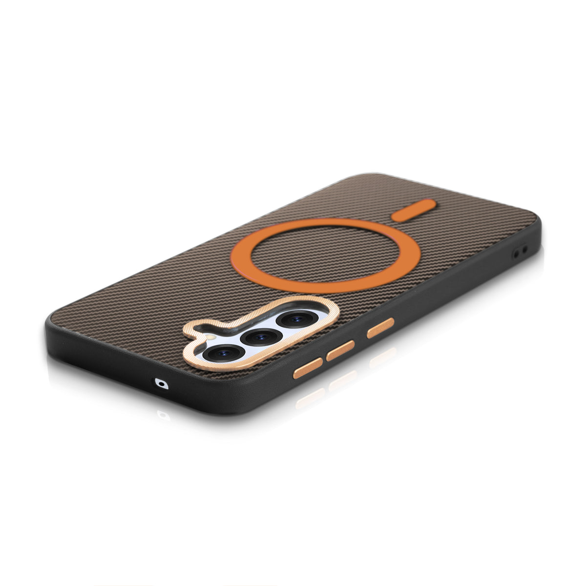 Wireless Charging Support Ready Checks Printed Back Case For Samsung S24 5G with Enhanced Grip