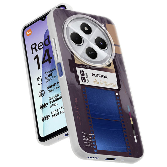 Designer Cover Case with Customizable Transparent Slot for Personalised Photos For Redmi 14C 5G