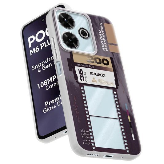 Designer Cover Case with Customizable Transparent Slot for Personalised Photos For Poco M6 Plus 5G