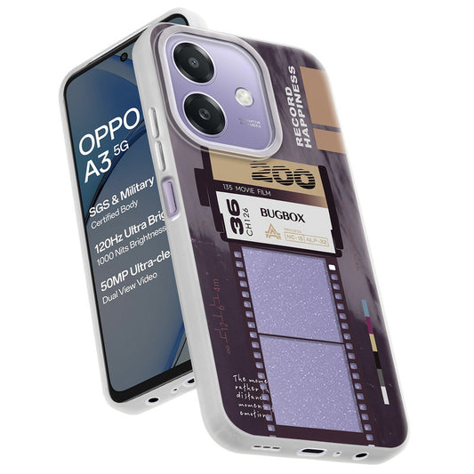 Designer Cover Case with Customizable Transparent Slot for Personalised Photos For Oppo A3 5G