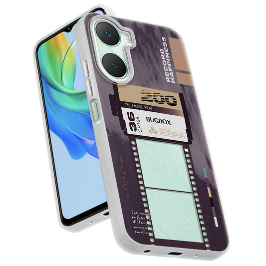 Designer Cover Case with Customizable Transparent Slot for Personalised Photos For Vivo Y18e