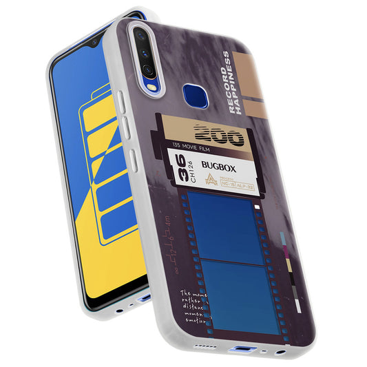 Designer Cover Case with Customizable Transparent Slot for Personalised Photos For Vivo Y15