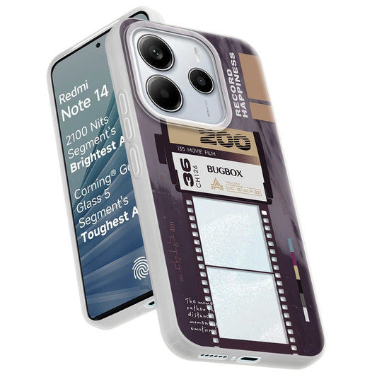 Designer Cover Case with Customizable Transparent Slot for Personalised Photos For Redmi Note 14 SE 5G