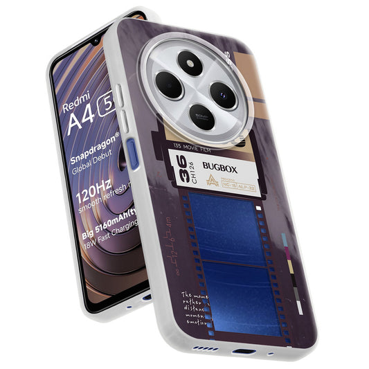 Designer Cover Case with Customizable Transparent Slot for Personalised Photos For Redmi A4 5G