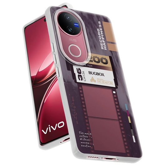 Designer Cover Case with Customizable Transparent Slot for Personalised Photos For Vivo V50 5G