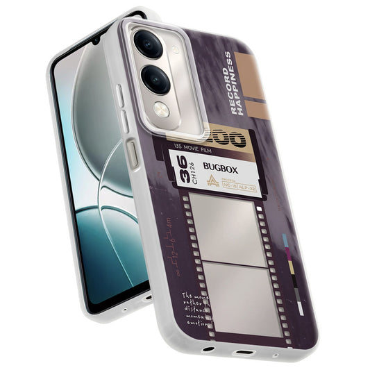 Designer Cover Case with Customizable Transparent Slot for Personalised Photos For Vivo Y19e
