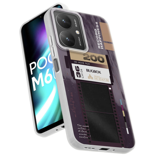 Designer Cover Case with Customizable Transparent Slot for Personalised Photos For Poco M6 5G