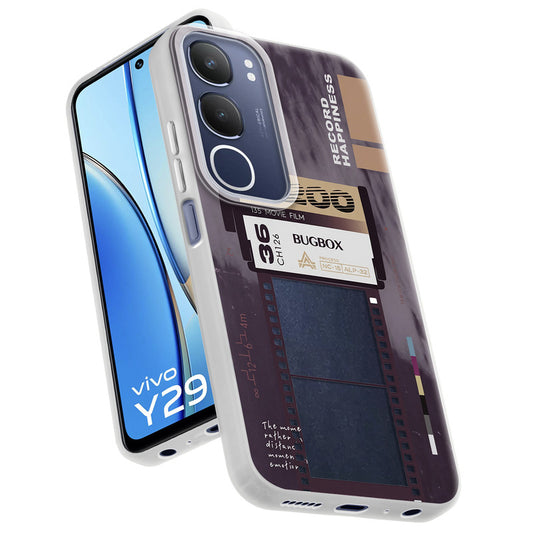 Designer Cover Case with Customizable Transparent Slot for Personalised Photos For Vivo Y29 5G