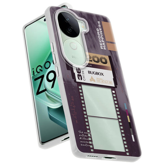 Designer Cover Case with Customizable Transparent Slot for Personalised Photos For iQOO Z9s 5G