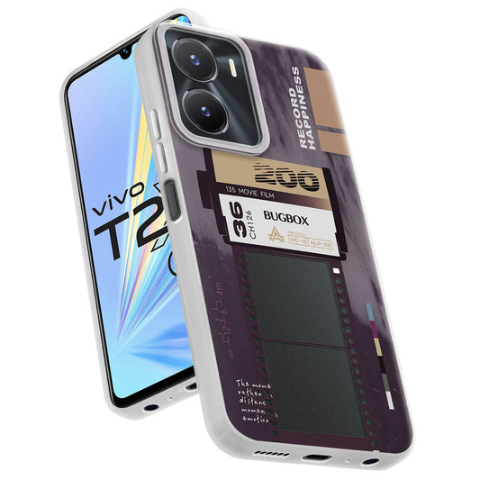 Designer Cover Case with Customizable Transparent Slot for Personalised Photos For Vivo T2x 5G