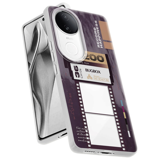 Designer Cover Case with Customizable Transparent Slot for Personalised Photos For Vivo V50e 5G